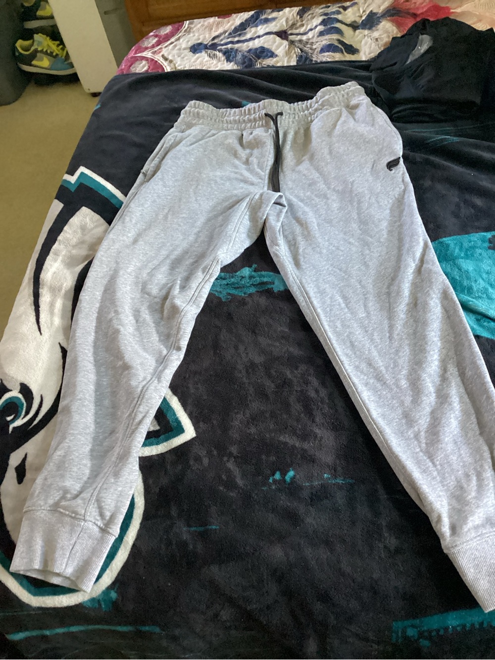 Fabletics Kids Light Gray Jogger Sweatpants